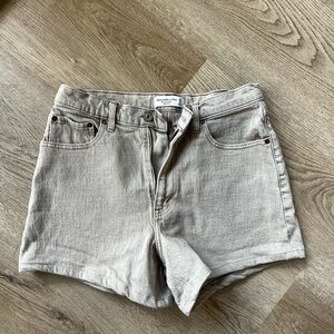 Abercrombie & Fitch High Rise Dad Shorts